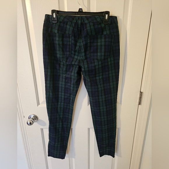 Vineyard Vines Blue & Green Tartan Plaid Skinny Jeans/Pants Size 6 - Picture 4 of 4